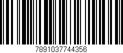 Código de barras (EAN, GTIN, SKU, ISBN): '7891037744356'