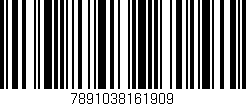 Código de barras (EAN, GTIN, SKU, ISBN): '7891038161909'