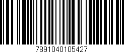 Código de barras (EAN, GTIN, SKU, ISBN): '7891040105427'