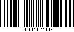 Código de barras (EAN, GTIN, SKU, ISBN): '7891040111107'