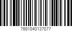 Código de barras (EAN, GTIN, SKU, ISBN): '7891040137077'