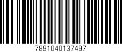Código de barras (EAN, GTIN, SKU, ISBN): '7891040137497'