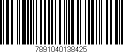 Código de barras (EAN, GTIN, SKU, ISBN): '7891040138425'
