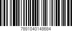 Código de barras (EAN, GTIN, SKU, ISBN): '7891040148684'