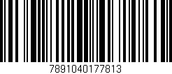 Código de barras (EAN, GTIN, SKU, ISBN): '7891040177813'