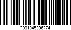 Código de barras (EAN, GTIN, SKU, ISBN): '7891045006774'