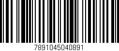 Código de barras (EAN, GTIN, SKU, ISBN): '7891045040891'