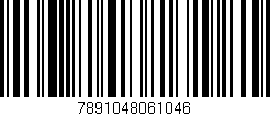 Código de barras (EAN, GTIN, SKU, ISBN): '7891048061046'