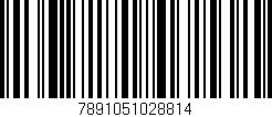 Código de barras (EAN, GTIN, SKU, ISBN): '7891051028814'