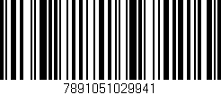 Código de barras (EAN, GTIN, SKU, ISBN): '7891051029941'