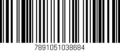 Código de barras (EAN, GTIN, SKU, ISBN): '7891051038684'