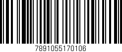 Código de barras (EAN, GTIN, SKU, ISBN): '7891055170106'