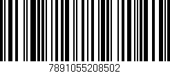 Código de barras (EAN, GTIN, SKU, ISBN): '7891055208502'