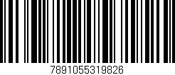 Código de barras (EAN, GTIN, SKU, ISBN): '7891055319826'