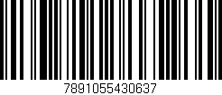 Código de barras (EAN, GTIN, SKU, ISBN): '7891055430637'