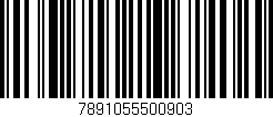 Código de barras (EAN, GTIN, SKU, ISBN): '7891055500903'