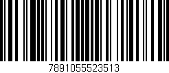 Código de barras (EAN, GTIN, SKU, ISBN): '7891055523513'