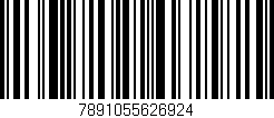 Código de barras (EAN, GTIN, SKU, ISBN): '7891055626924'