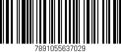 Código de barras (EAN, GTIN, SKU, ISBN): '7891055637029'