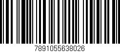 Código de barras (EAN, GTIN, SKU, ISBN): '7891055638026'
