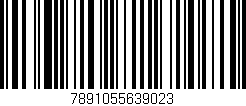 Código de barras (EAN, GTIN, SKU, ISBN): '7891055639023'