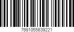 Código de barras (EAN, GTIN, SKU, ISBN): '7891055639221'