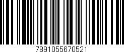 Código de barras (EAN, GTIN, SKU, ISBN): '7891055670521'