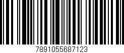 Código de barras (EAN, GTIN, SKU, ISBN): '7891055687123'