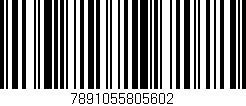 Código de barras (EAN, GTIN, SKU, ISBN): '7891055805602'