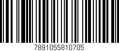 Código de barras (EAN, GTIN, SKU, ISBN): '7891055810705'