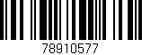Código de barras (EAN, GTIN, SKU, ISBN): '78910577'