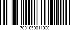 Código de barras (EAN, GTIN, SKU, ISBN): '7891058011338'