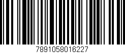 Código de barras (EAN, GTIN, SKU, ISBN): '7891058016227'