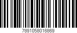 Código de barras (EAN, GTIN, SKU, ISBN): '7891058016869'