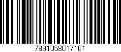 Código de barras (EAN, GTIN, SKU, ISBN): '7891058017101'