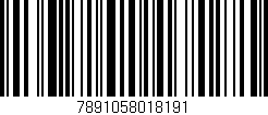 Código de barras (EAN, GTIN, SKU, ISBN): '7891058018191'