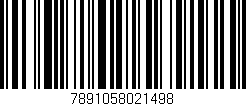 Código de barras (EAN, GTIN, SKU, ISBN): '7891058021498'