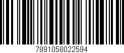Código de barras (EAN, GTIN, SKU, ISBN): '7891058022594'
