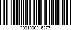 Código de barras (EAN, GTIN, SKU, ISBN): '7891060016277'