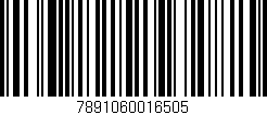 Código de barras (EAN, GTIN, SKU, ISBN): '7891060016505'