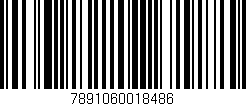 Código de barras (EAN, GTIN, SKU, ISBN): '7891060018486'