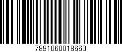Código de barras (EAN, GTIN, SKU, ISBN): '7891060018660'