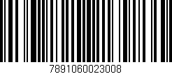 Código de barras (EAN, GTIN, SKU, ISBN): '7891060023008'