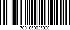 Código de barras (EAN, GTIN, SKU, ISBN): '7891060025828'