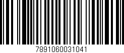 Código de barras (EAN, GTIN, SKU, ISBN): '7891060031041'