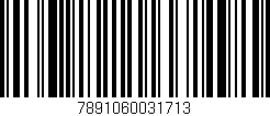 Código de barras (EAN, GTIN, SKU, ISBN): '7891060031713'