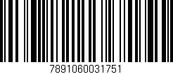 Código de barras (EAN, GTIN, SKU, ISBN): '7891060031751'