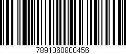 Código de barras (EAN, GTIN, SKU, ISBN): '7891060800456'