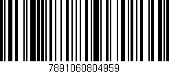 Código de barras (EAN, GTIN, SKU, ISBN): '7891060804959'