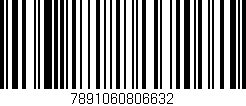 Código de barras (EAN, GTIN, SKU, ISBN): '7891060806632'